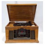 Crosley AM/FM Radio, Cassette, CD, Turntable,