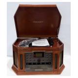 Crosley AM/FM Radio, Cassette, CD, Turntable,