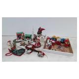 Holiday decor, ornaments, candleholders, etc.