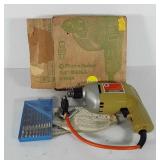 Tools, black and Decker 1/4" drill with bits,