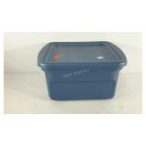 Sterilite blue tote, 20 qt. 10x12x9