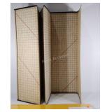 Measuring board and storage boxes