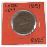 1851 large cent