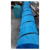 Collapsible play tunnel 16+ feet with case and