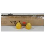Set of 8 pear shaped candles