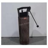 Nutcracker on log base, 28" tall