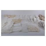 Linens, Doilies, dresser scarves, towels and more,