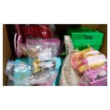 Toy group, truck, gun, princesses, dolls, etc.