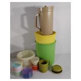 Tupperware:  pitchers, bowls, cups