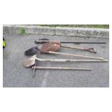 5pc Long handle tools lot