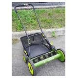 Sunjoe 18" Reel Mower with grass catcher