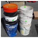 Several used 5 gallon Buckets