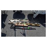 Carpenters Tools, 2 Pry Bars, 4 Levels