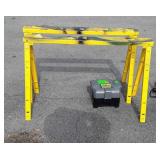 3pc Hardware Items lot, pair of metal Folding Saw