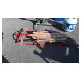 Western Clipper Sled, side rail is broke