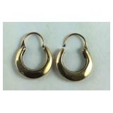 10k era gold hoop earrings