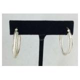 Sterling silver Hoop earrings