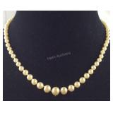 Marvella pearl necklace 16in with registration
