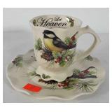 Cracker Barrel season of peace cup and plate