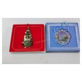 Two White House Ornaments, 2009 and 2015