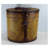 Hardshell travel case with map design, latch