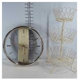 Home decor, Sonnet wall clock and three-tiered