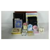 Office supplies, journals, note pads, folders
