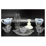 Glassware, includes depression single candle