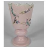 Hull Pottery " Serenade" 8" vase, pink with