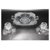 Glassware, depression glass, fostoria "June"