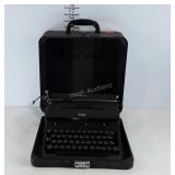 Royal Arrow Typewriter with case, case has wear
