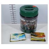 Toy soldiers with play mats, seller code 3-6