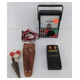 Volt Reader, Studsensor, and plumb line