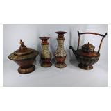 Oversized metal decor items