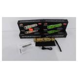 Four Flashlight with Stun Guns, new in package