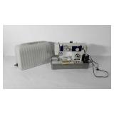 Morse sewing machine with case and foot pedal,