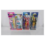 Youth toothbrushes, four 3-count new, unopened