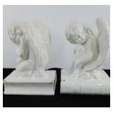 Pair of ceramic bookends, new with storage box