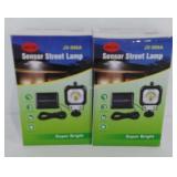 Two Sensor Street Lamps, new in box