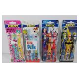 Youth toothbrushes, four 3-count new, unopened