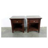 Two end tables, project pieces, top is coming off