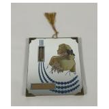 Mirrored thermometer wall hanging, 6x8,