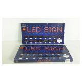 Country side products LED signs, both signs are