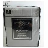 Hotel style 800 count queen sheet set, 6 piece