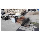 Wire Group, misc rolls of chicken wire, 2 tomato