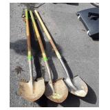 Three Dirt Shovels