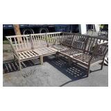 5pc Sectional Outdoor Furniture set, No Cushions,