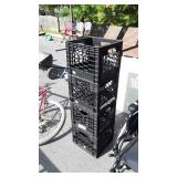 4-Plastic Milk Crates, newer condition
