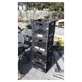 4-Plastic Milk Crates, newer condition
