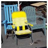 Chairs Lot, plastic Outdoor, Folding vinyl Lawn,